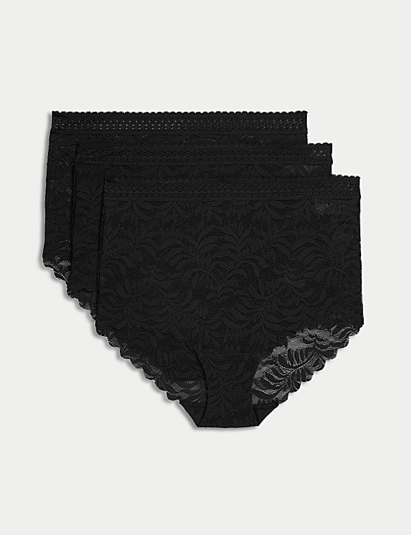 3pk Flexifit™ Lace Full Briefs - US