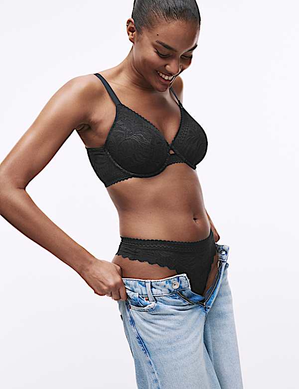 3pk Flexifit™ Lace Thongs