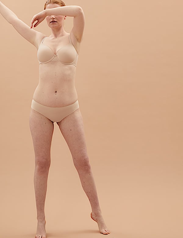 3pk No VPL Low Rise Brazilian Knickers