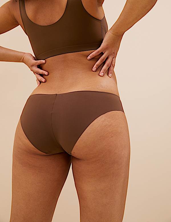 3pk No VPL Low Rise Brazilian Knickers