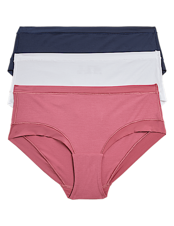3pk Flexifit&trade; Modal Low Rise Shorts