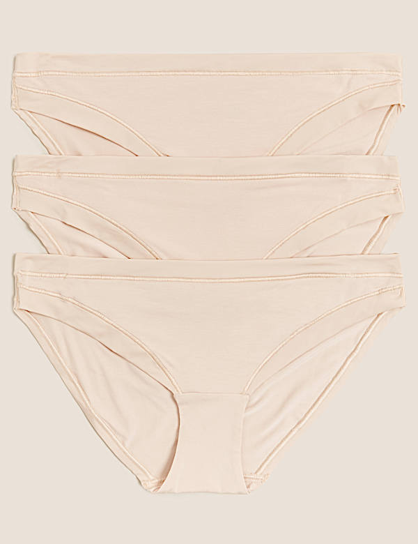 3pk Flexifit&trade; Modal Bikini Knickers