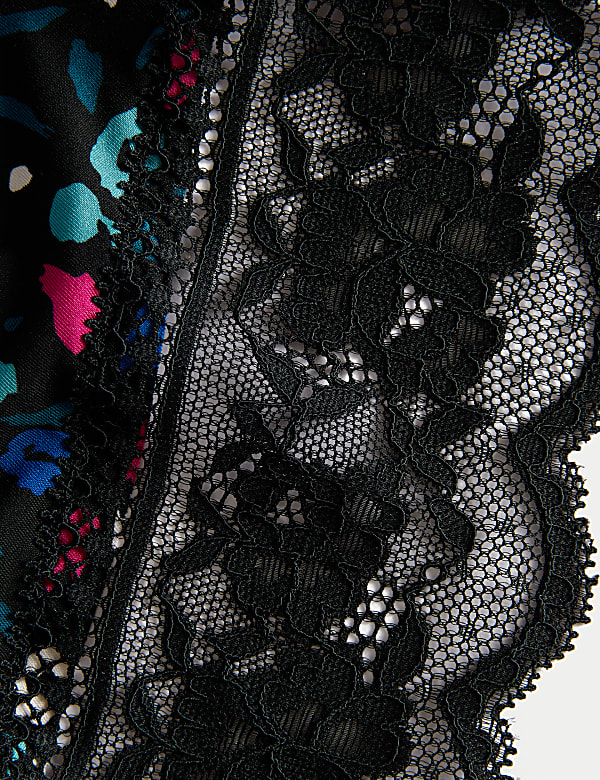 3pk Lace Trim Brazilian Knickers