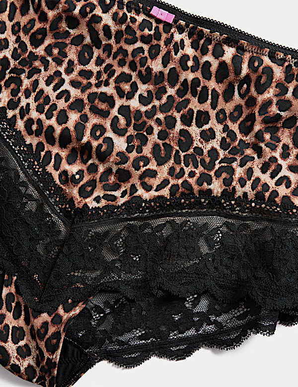 3pk Lace Trim Full Briefs