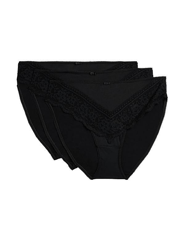 3pk High Leg Knickers