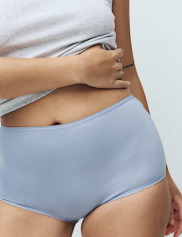 5pk Cotton Lycra&reg; High Rise Shorts