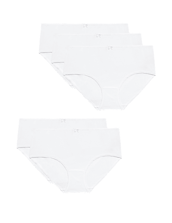 5pk Cotton Lycra® High Rise Shorts