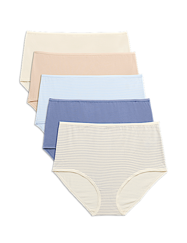 5pk Cotton Lycra&reg; Full Briefs