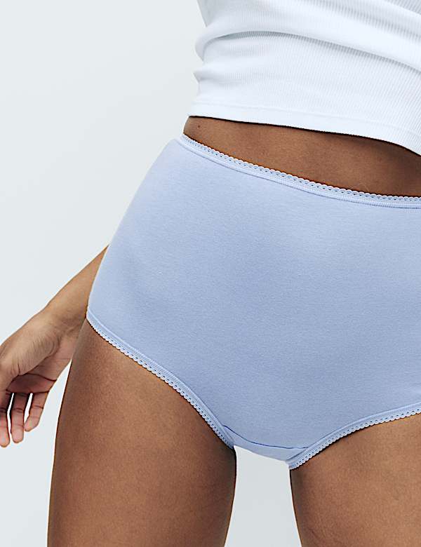 Lot de 5 culottes embo&icirc;tantes en coton et Lycra&reg; - FR