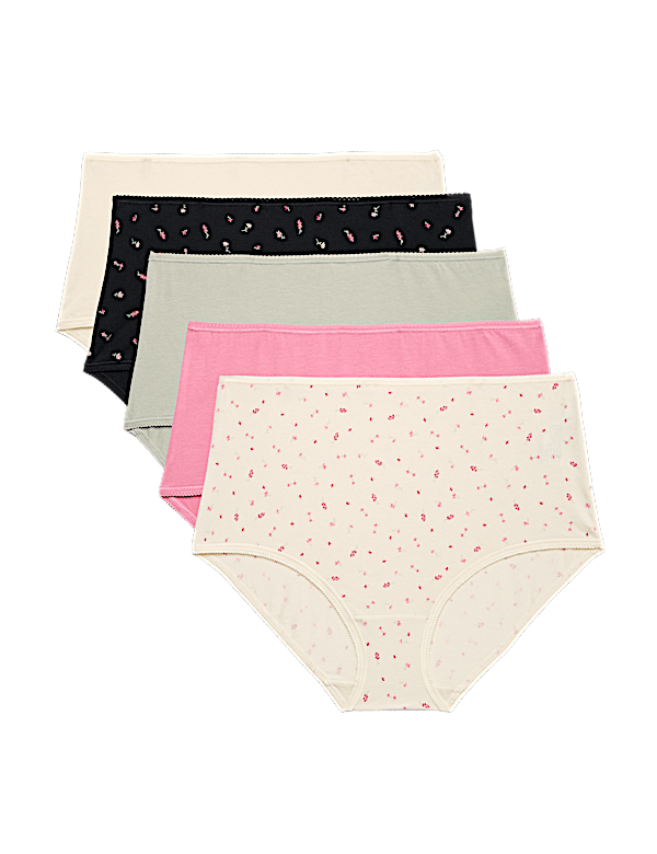 5pk Cotton Lycra&reg; Full Briefs