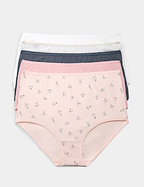 5pk Cotton Lycra&reg; Full Briefs