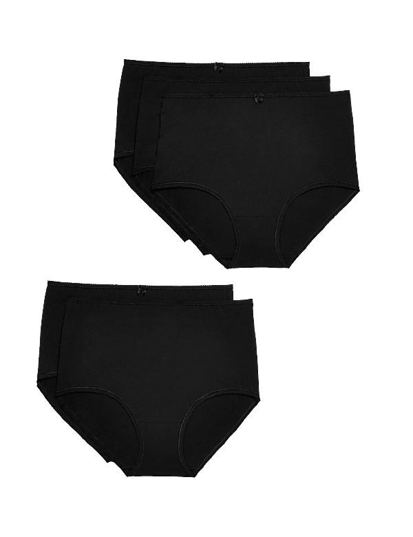 5pk Cotton Lycra® Full Briefs