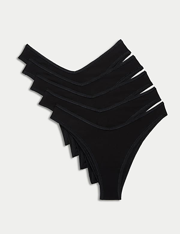 5pk Cotton Lycra® Miami Knickers - DK