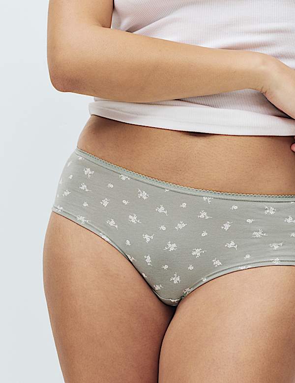 Lot de 5 shortys taille basse en coton et Lycra&reg; - FR