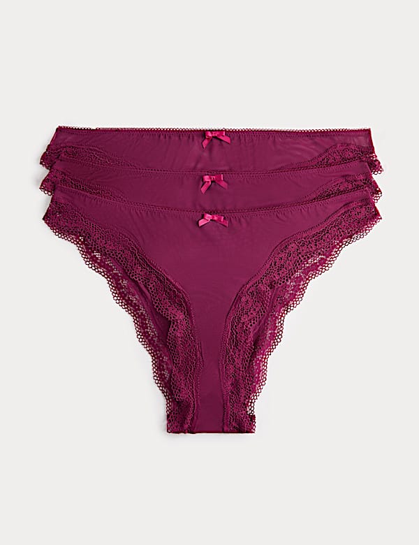 3 Pack Jasmine Mesh Brazilian Knickers