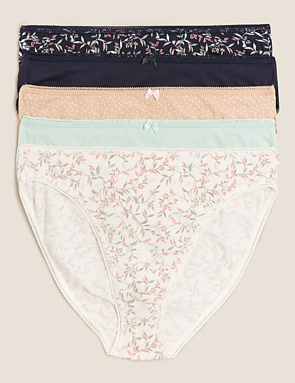 5 Pack Cotton Mix Skinny Fit Knickers