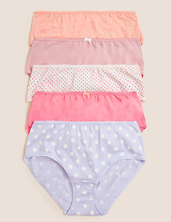 5 Pack Cotton Mix Knickers