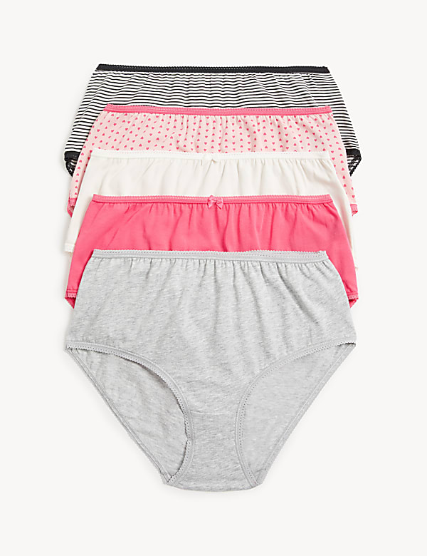 5 Pack Cotton Mix Knickers