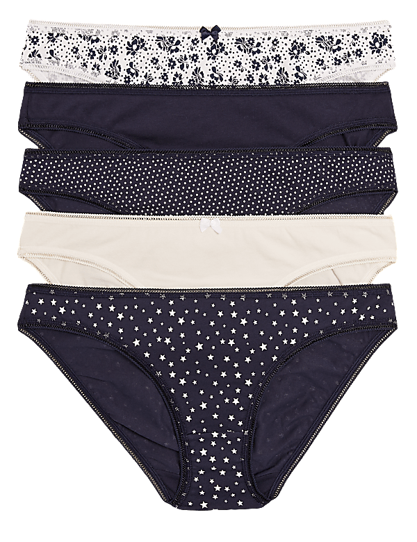 5 Pack Cotton Mix Knickers