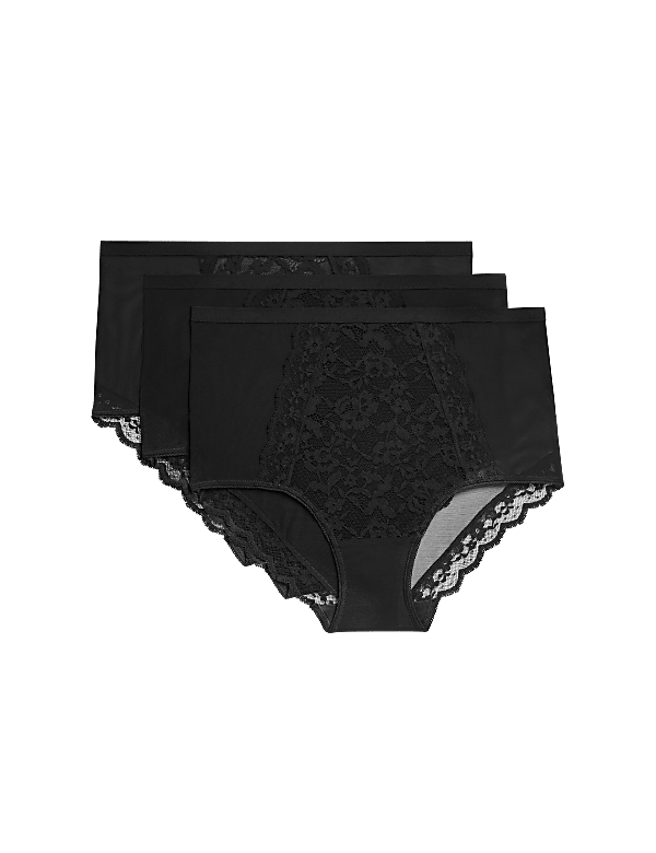 3pk Lace Full Briefs