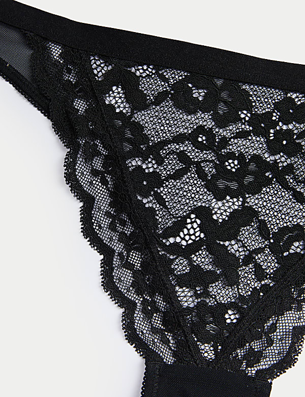 3pk Lace Thongs
