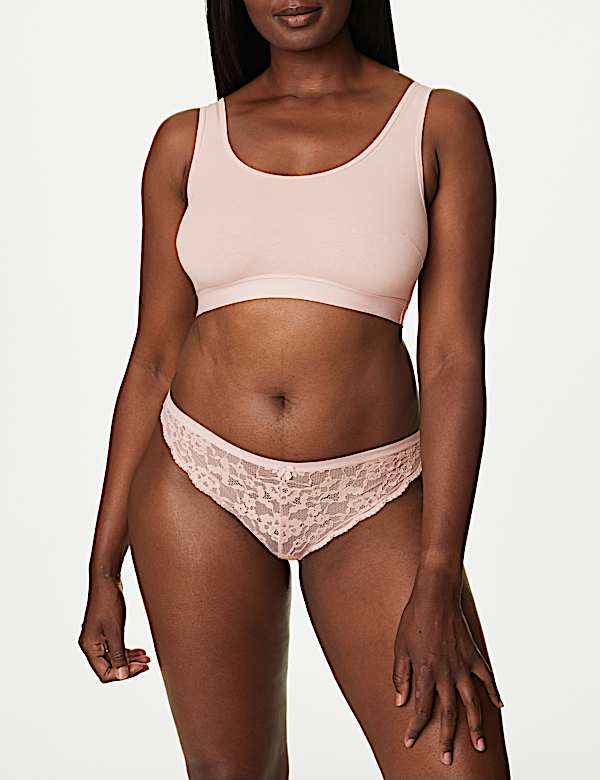 3pk Lace Thongs