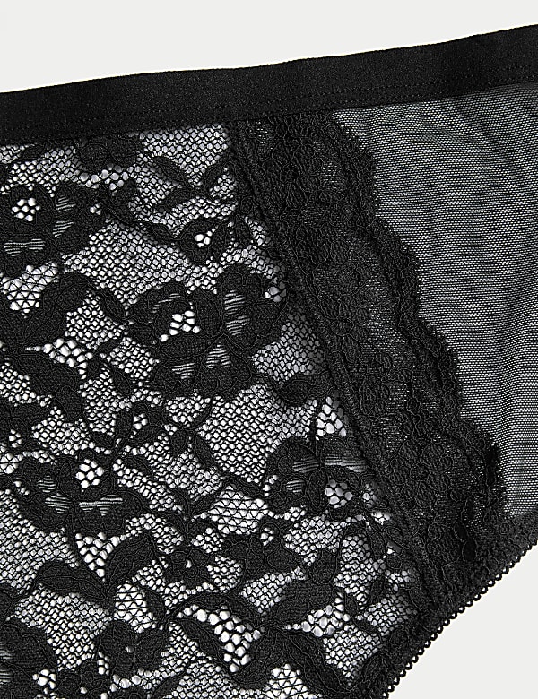 3pk Lace High Waisted Brazilian
