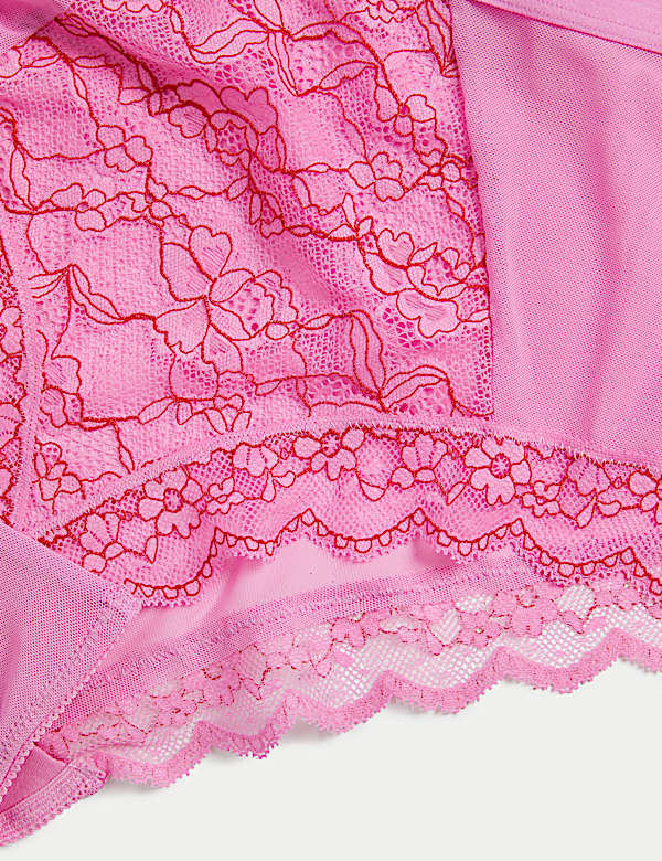 3pk Lace High Rise Short