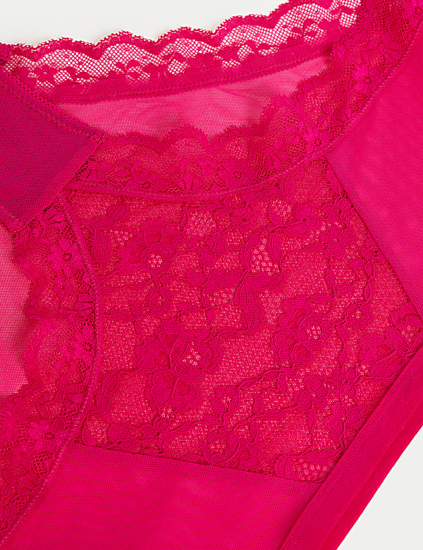 3pk Lace High Rise Short