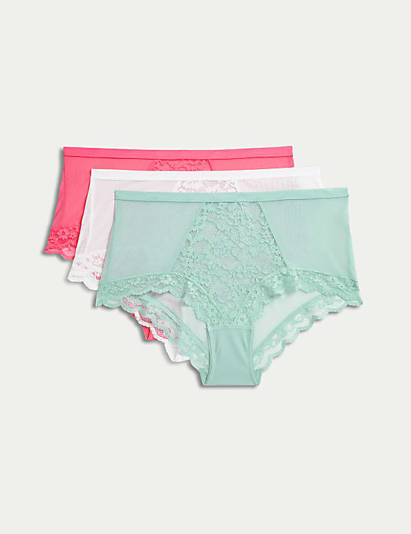 3pk Lace High Rise Short - LU