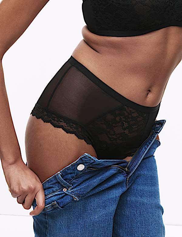 3pk Lace High Rise Short - VN