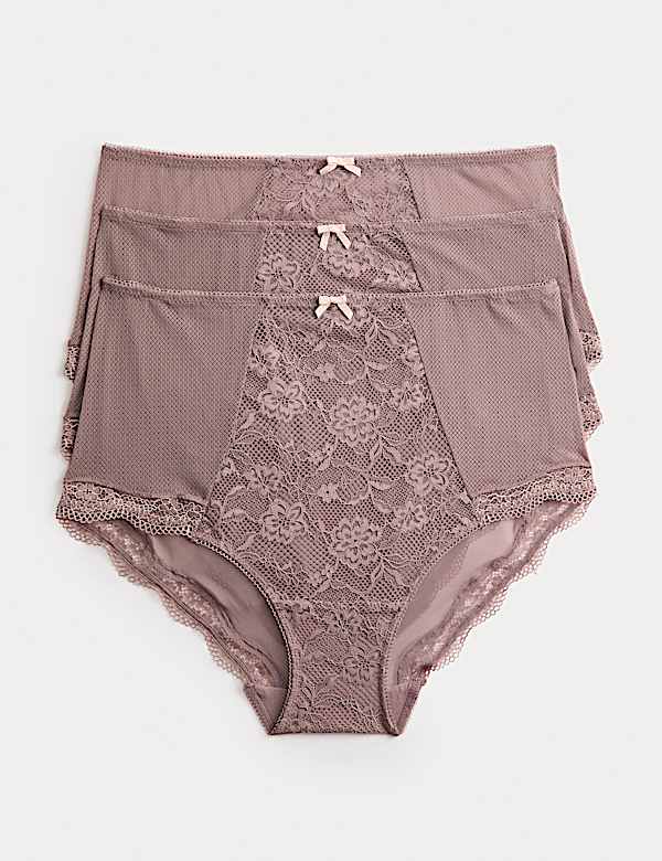 3pk Jasmine Lace Full Briefs