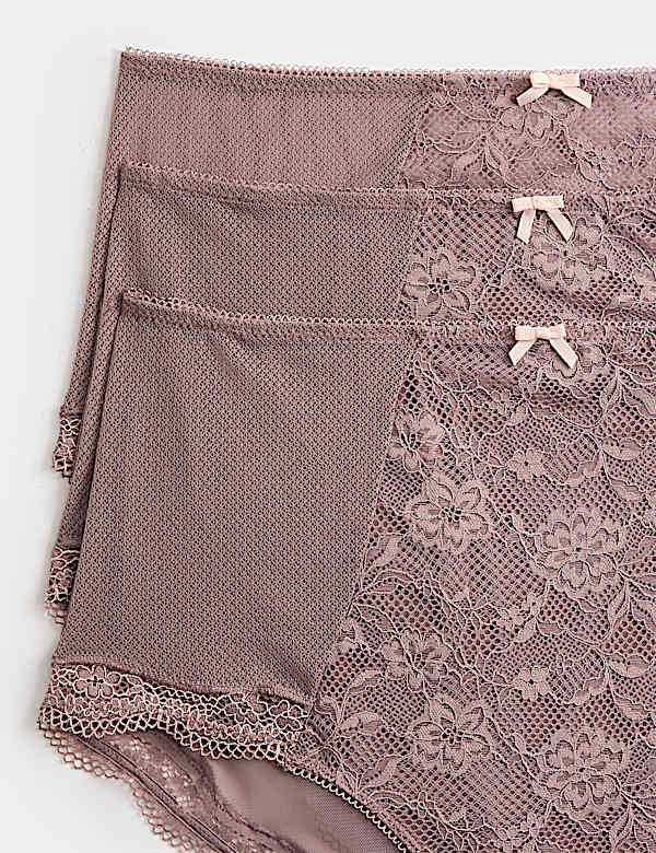 3pk Jasmine Lace Full Briefs