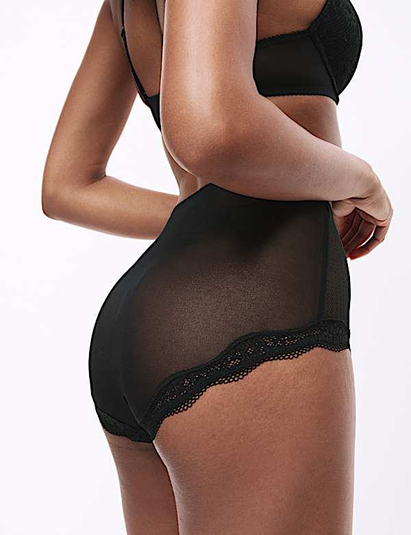 Lot de 3 culottes ornées de dentelle jasmin - CH