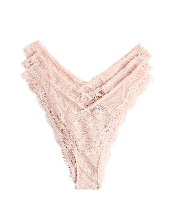 3pk Jasmine Lace Miami Knickers