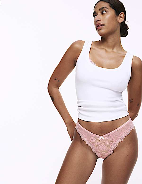 3pk Lace Miami Knickers - AL