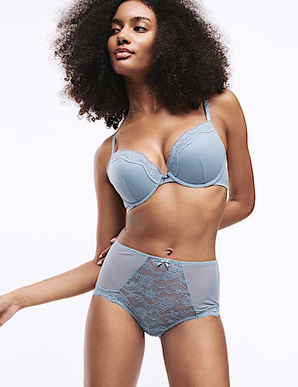 3pk Jasmine Lace High Rise Shorts - NO