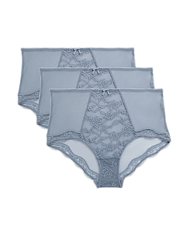 3pk Jasmine Lace High Rise Shorts
