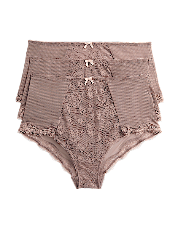 3pk Jasmine Lace High Rise Shorts