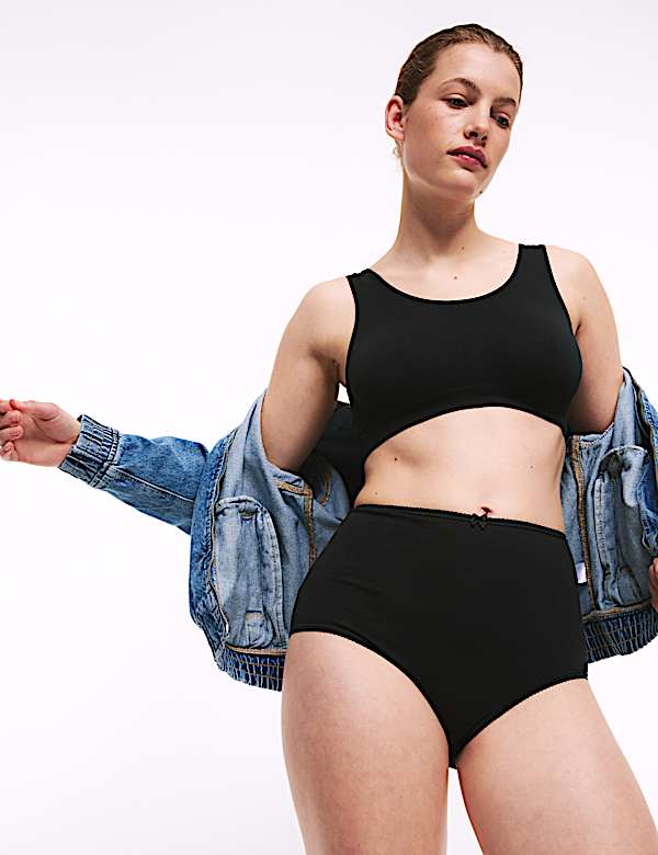 10er-Pack Taillenslips aus Baumwolle mit Lycra® - DE