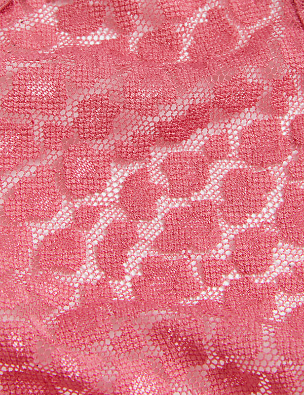 3pk Lace & Mesh Bikini Knickers