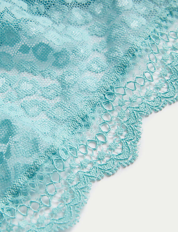3pk Mesh & Lace Thongs