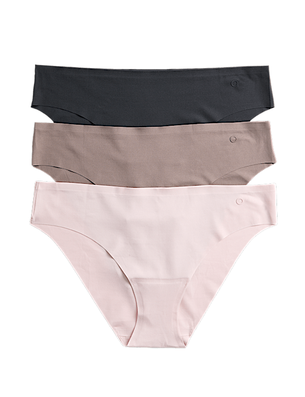 3pk Invisible No VPL Brazilian Knickers
