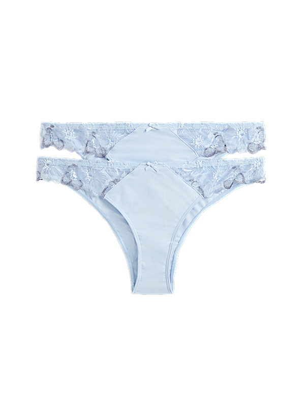 2 Pack Embrace Brazilian Knickers