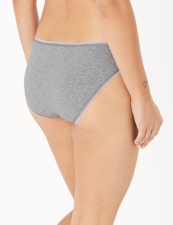 5pk Cotton Lycra® Lemon Bikini Knickers