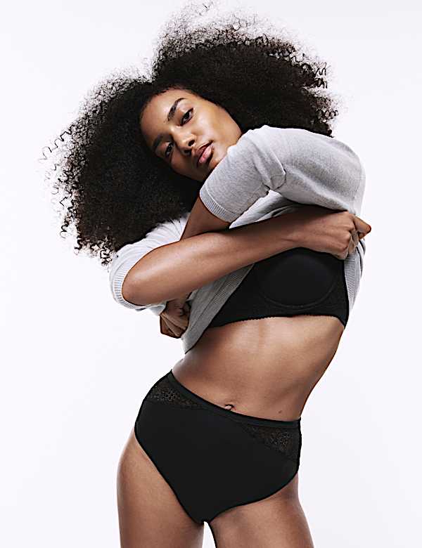 3pk Body Soft™ High Waisted Brazilian Knickers