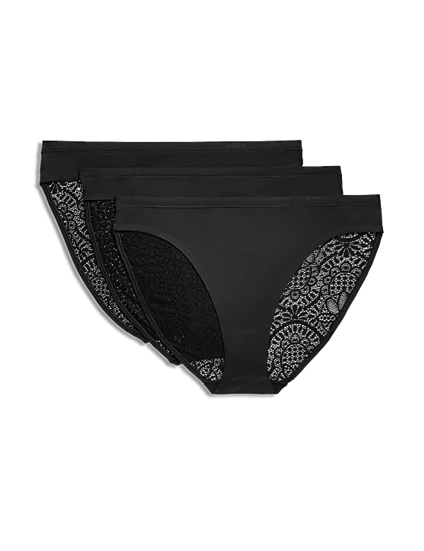 3pk Body Soft™ High Leg Knickers
