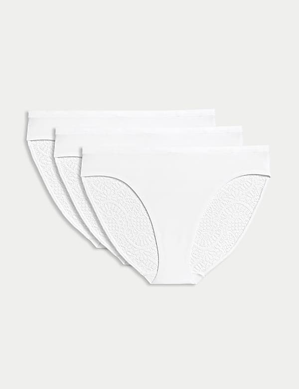 3pk Body Soft™ High Leg Knickers