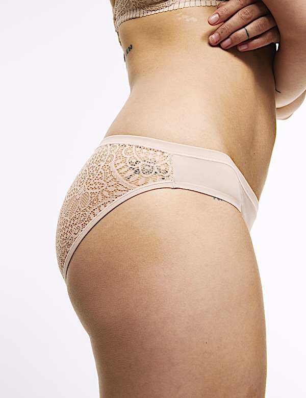 3pk Body Soft&trade; Lace Bikini Knickers