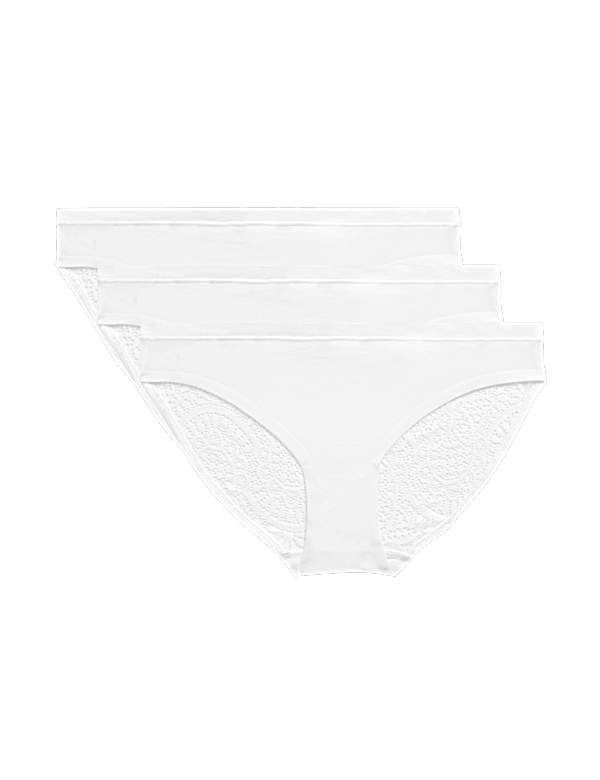 3pk Body Soft™ Lace Bikini Knickers